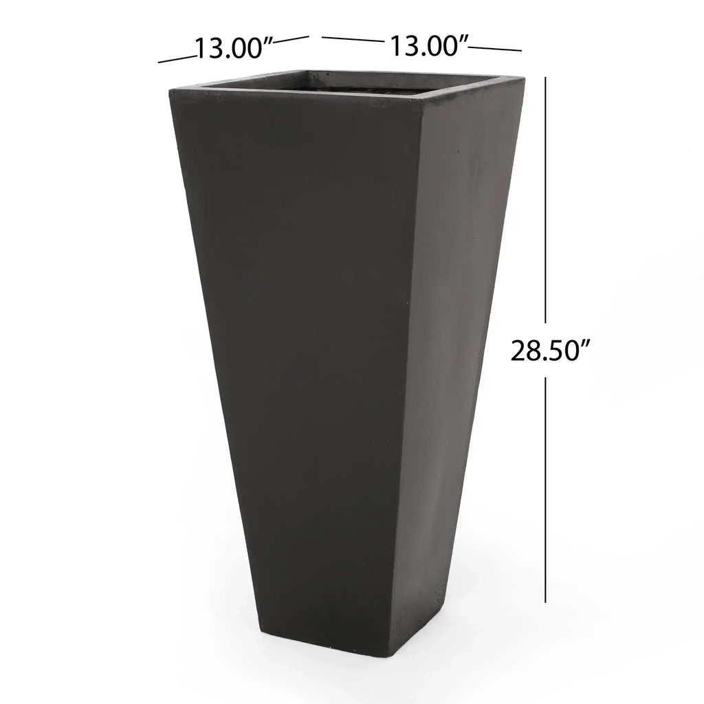 Outdoor Modern Cast Stone Planter