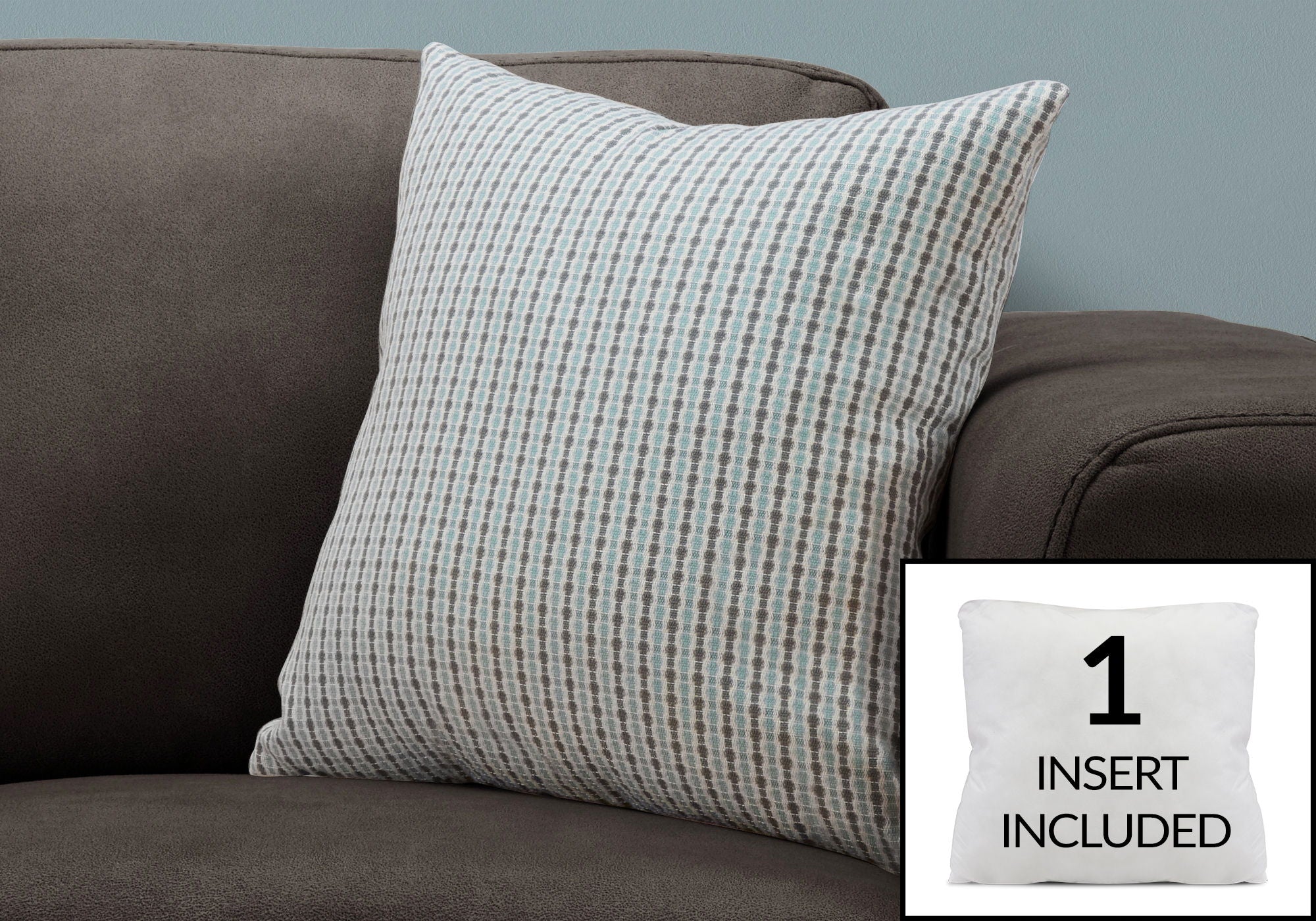 8th Street Square Decorative Throw Pillows with Insert