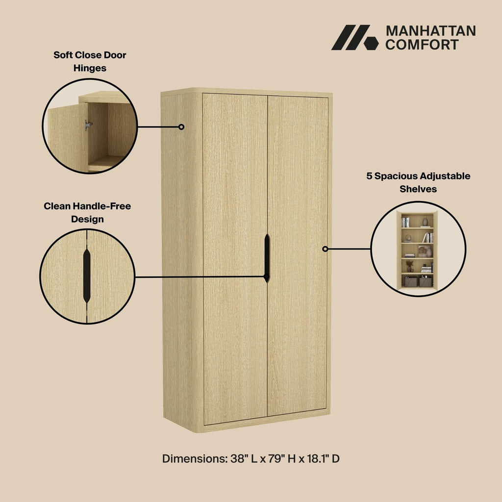 Rivington - Bookcase Cabinet