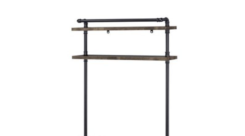 Ensata Rustic Writing Desk - Black / Oak