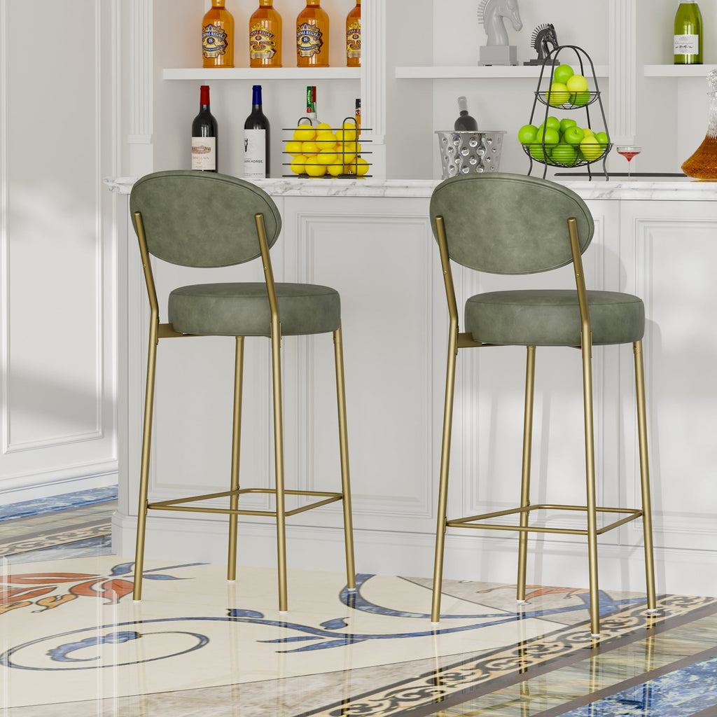 29'' H Upholstered Bar Stools Set of 2