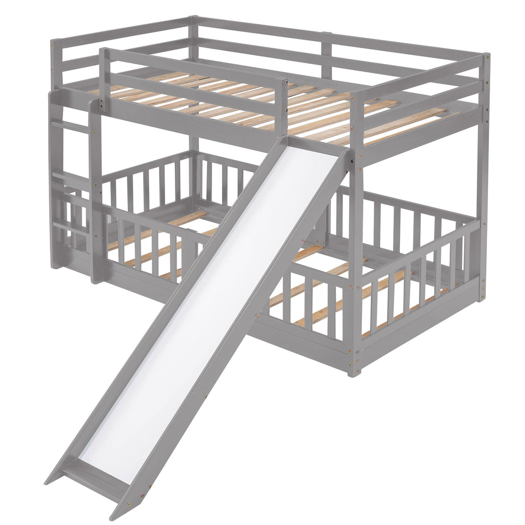 Functional Bunk Bed & Convertible Ladder And Slide