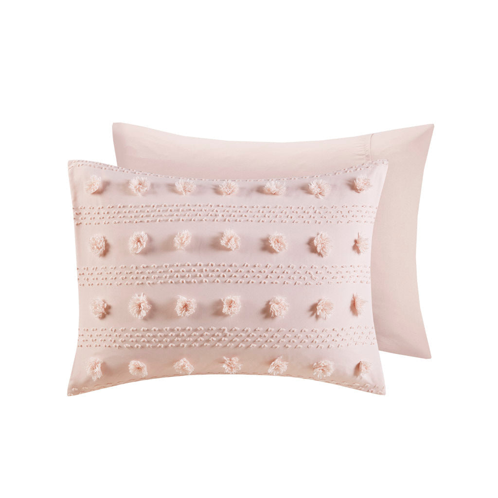 Full/Queen Clip Jacquard Comforter Set