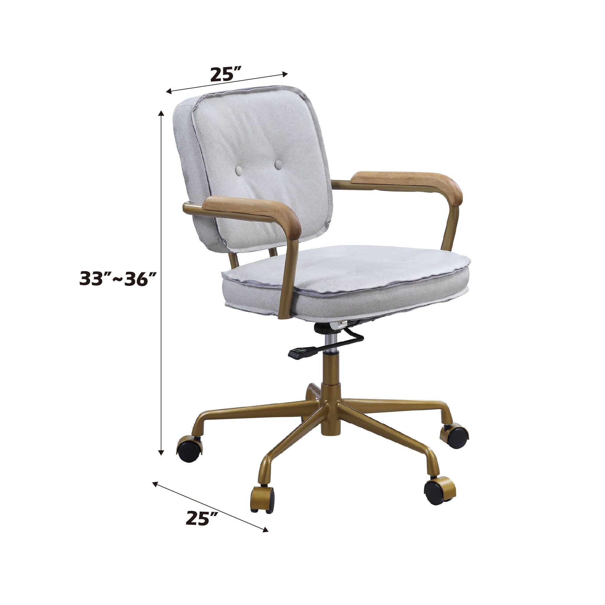 Siecross Top Grain Leather Office Chair