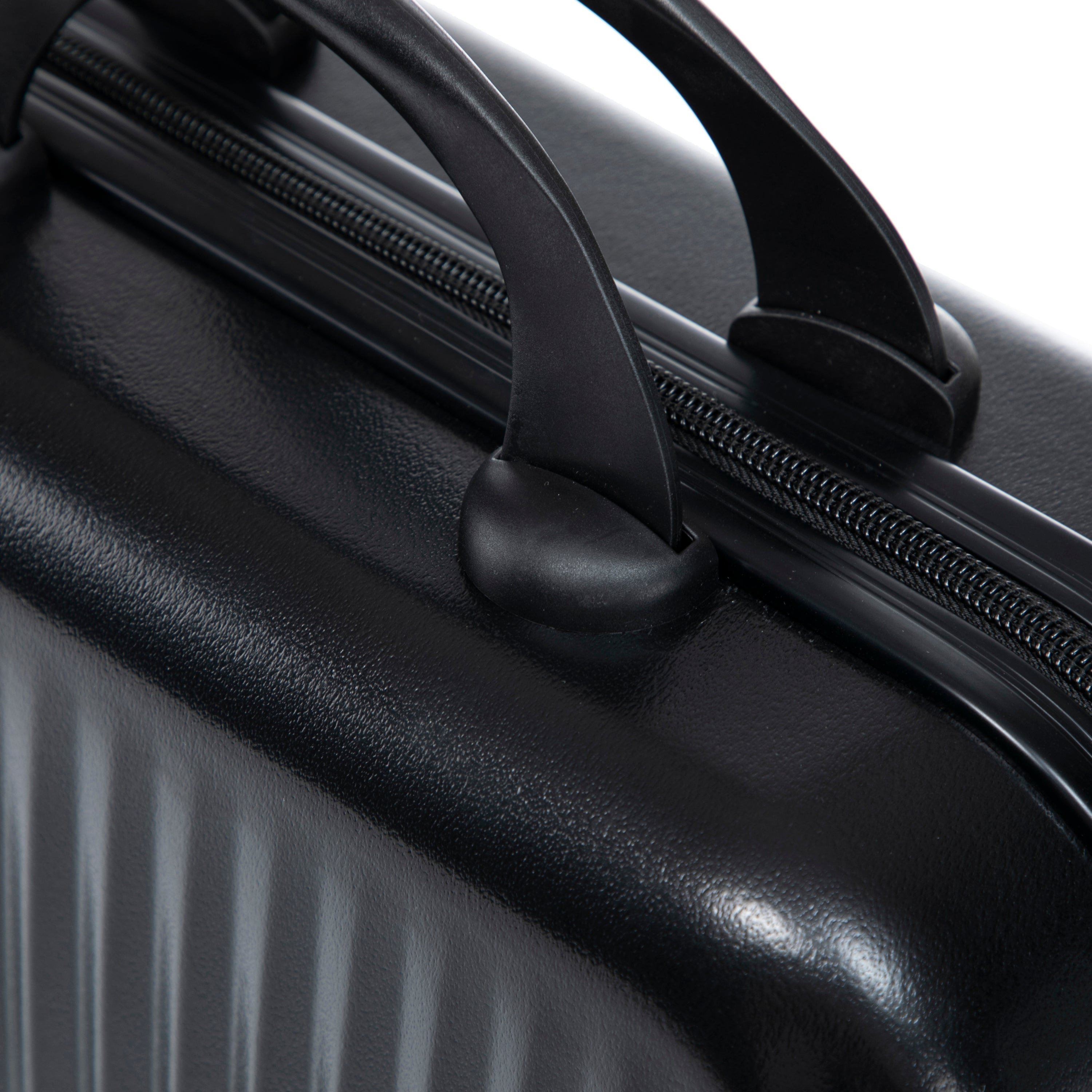 14' & 20' ABS Spinner Wheel Luggage Set with Cosmetic Case