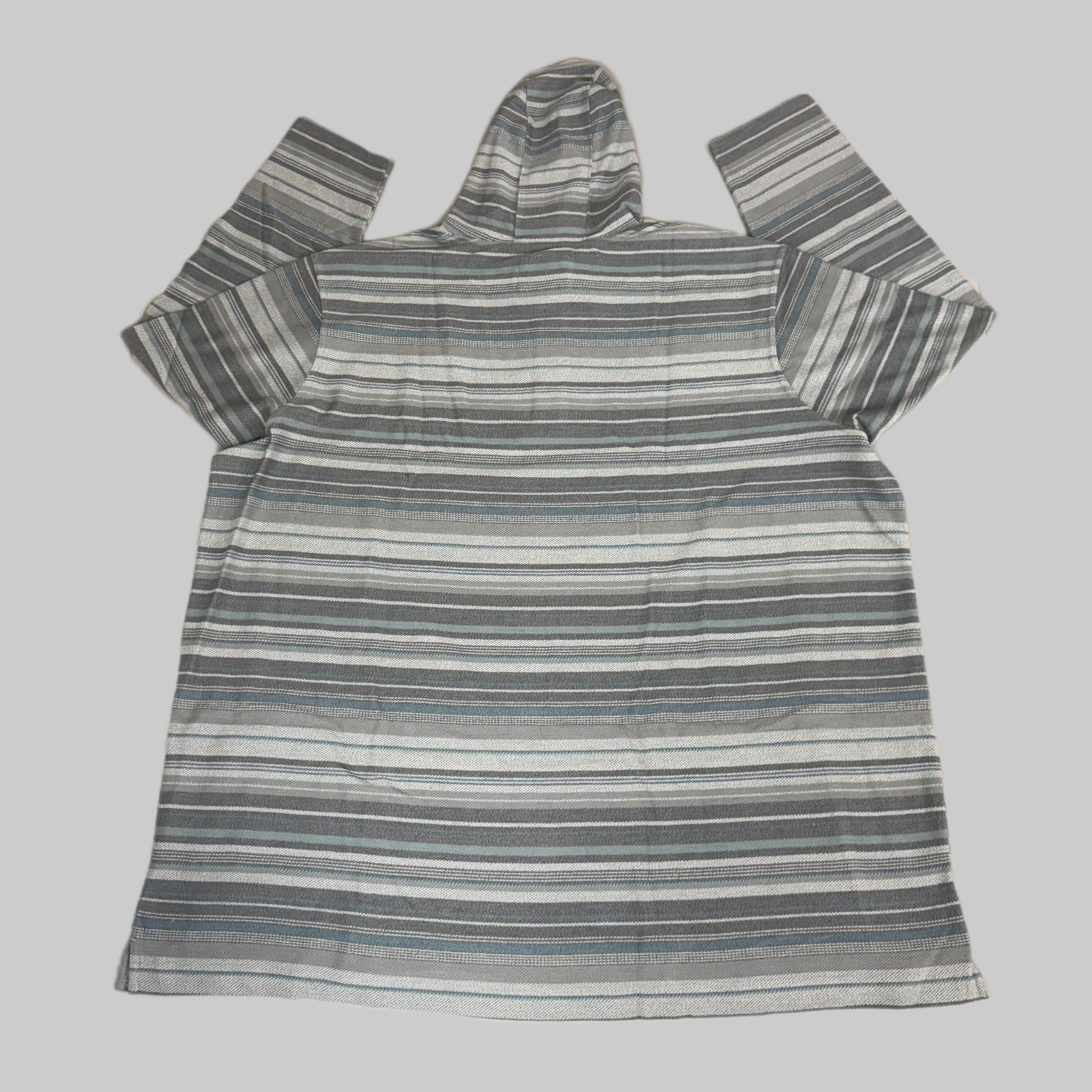 O'NEILL On Bavaro Stripe Button Pullover  Men's Sz 5XL Grey 002482891
