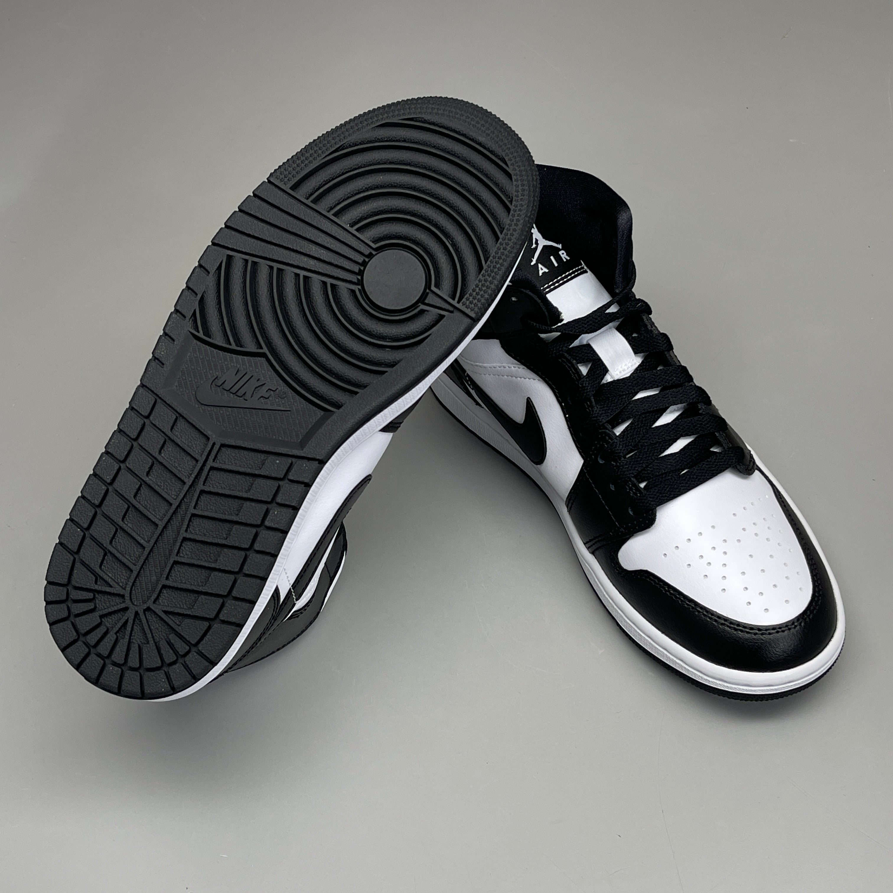 NIKE AIR JORDAN 1 Mid Panda Shoe Women's Sz 11 Black / White DV0991-101 (New)