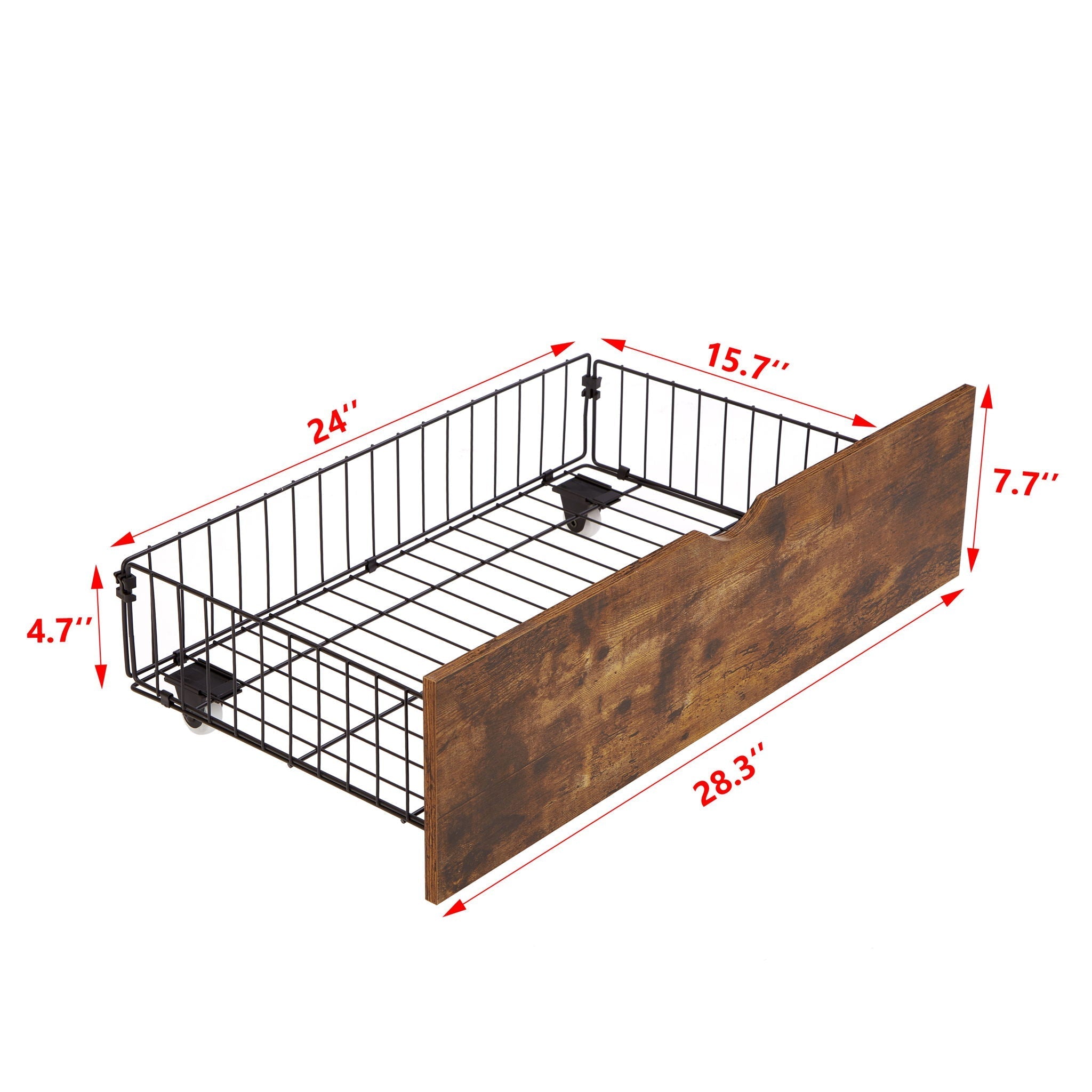 Modern Design Under Bed Drawers With Wheels For Easy Storage