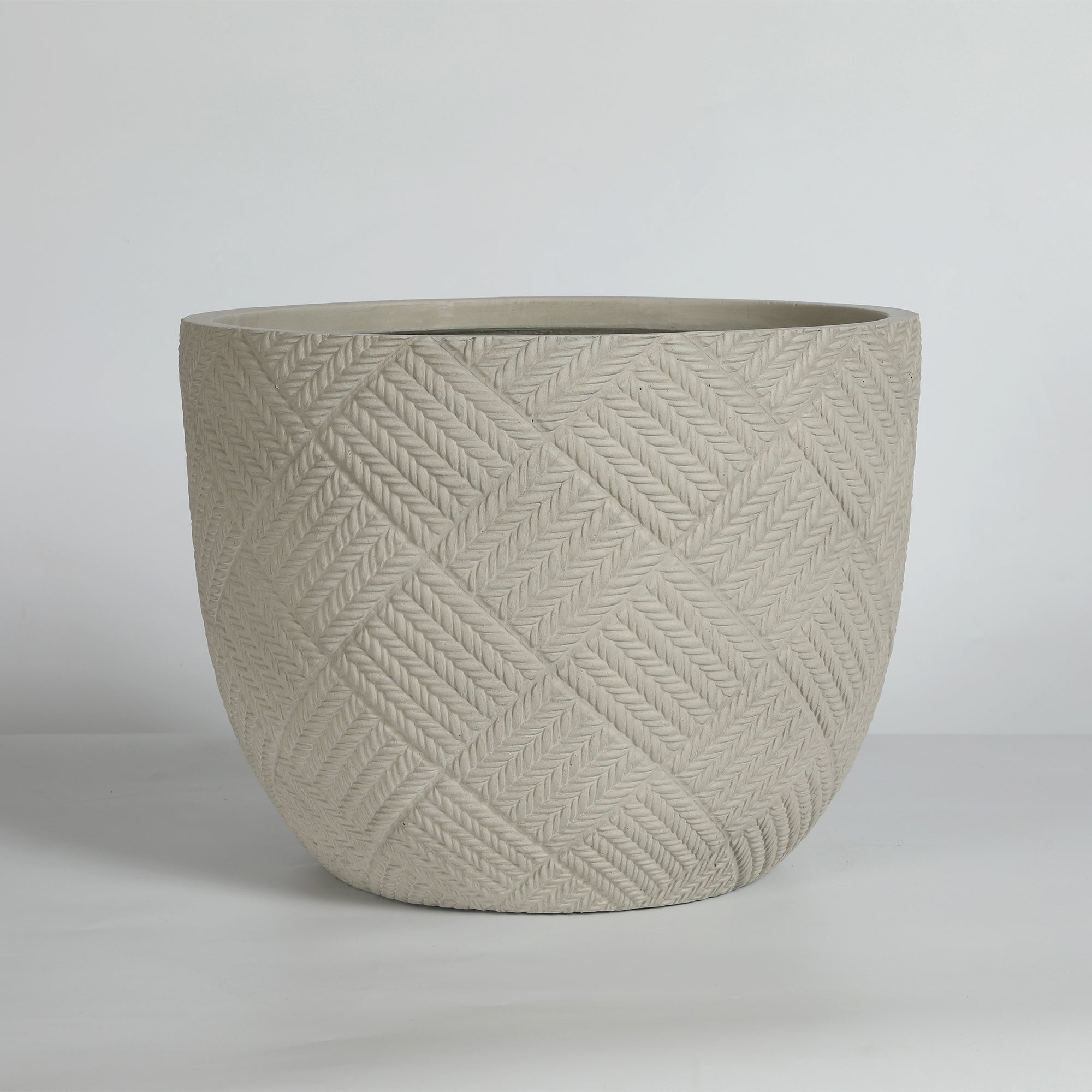 Round Concrete Planter Set of 2