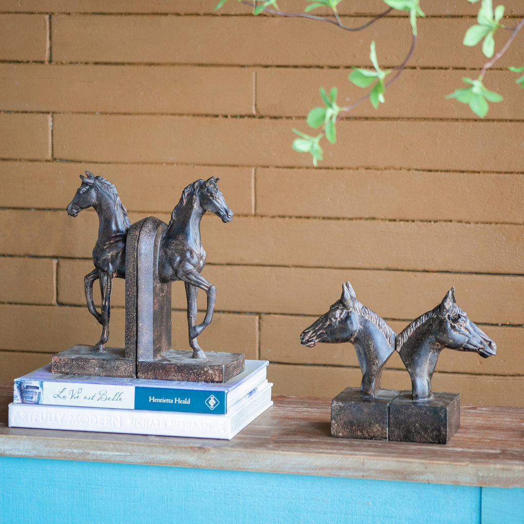 S/2 5.1x4x8' Horse Bookends