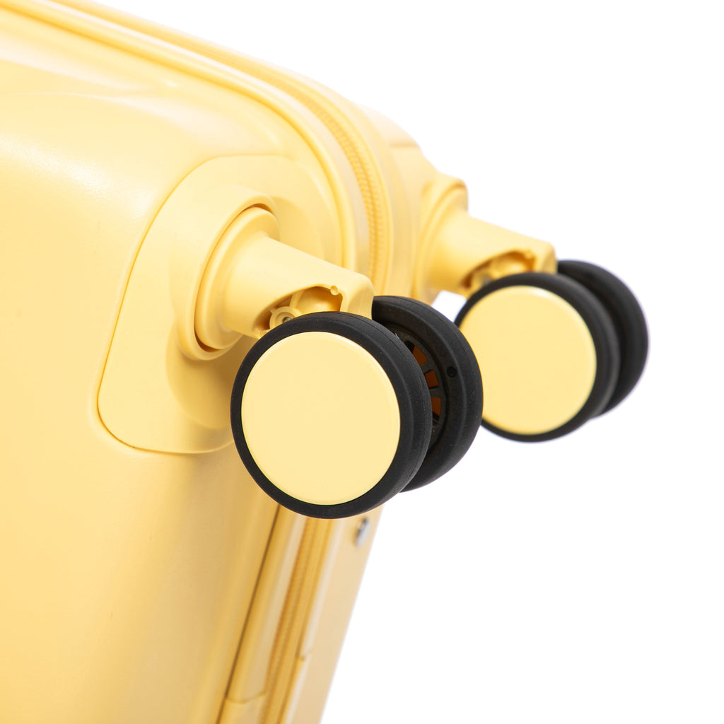 20 Inch ABS Hard Shell Travel Checked Luggage - Yellow