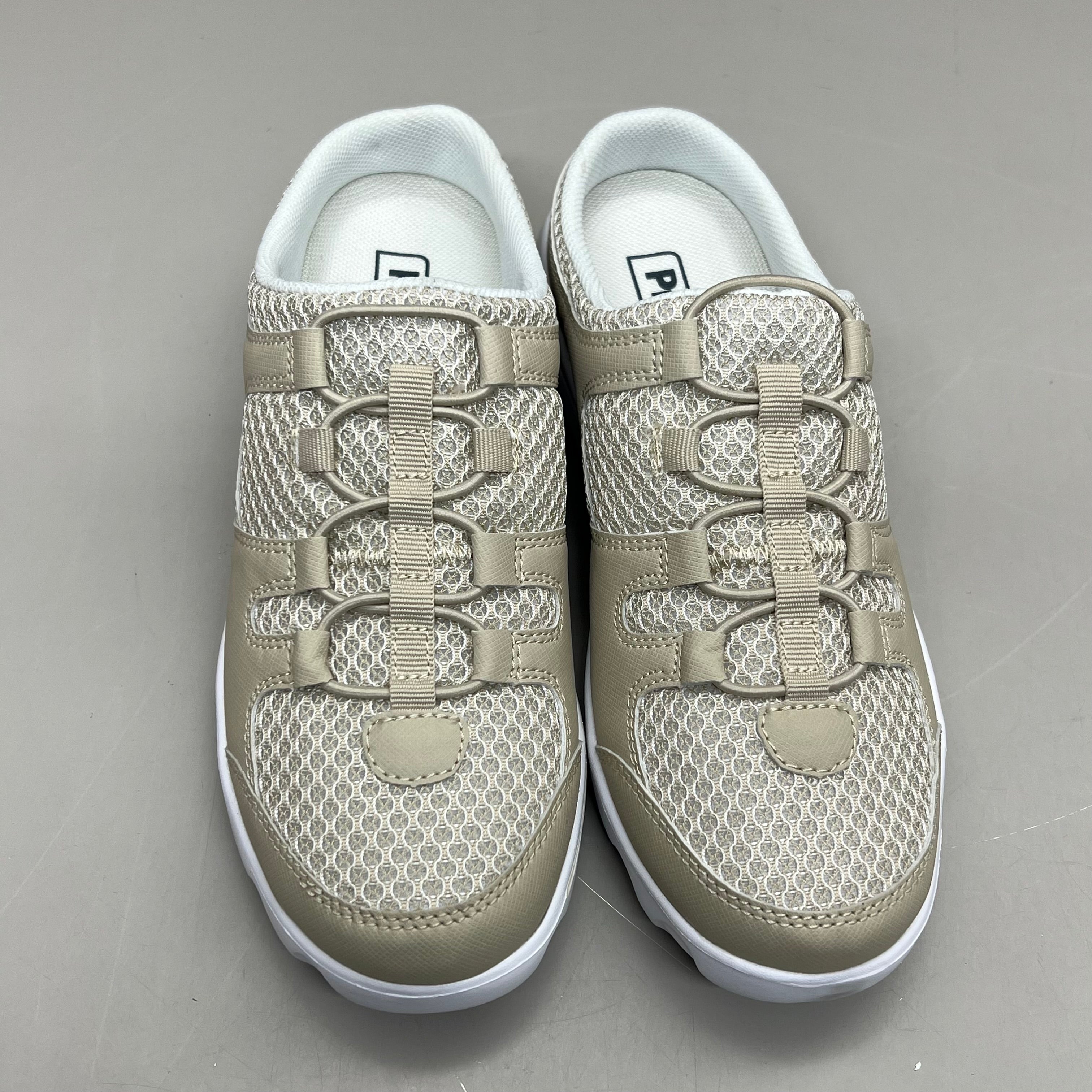 PROPET Travel Activ Slide Breathable 2 Tone Mesh Women's Sz 6 M(B) Sand WAT011M