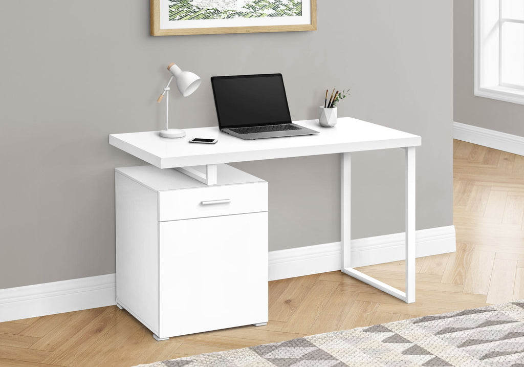 Computer Desk with Storage Drawers for Home Office