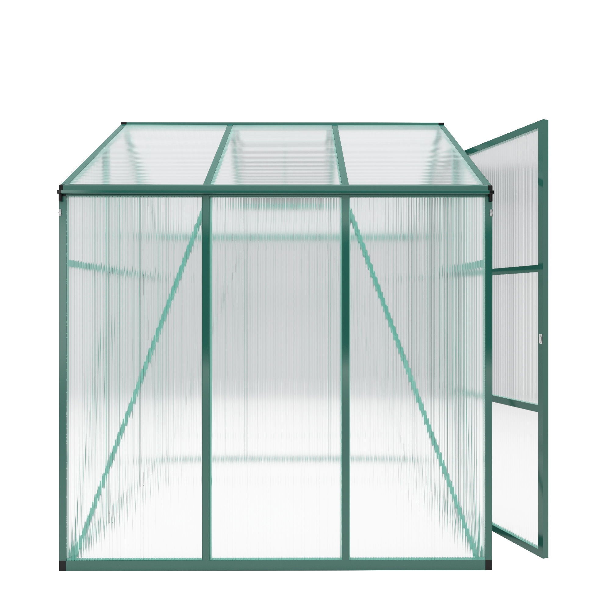 Polycarbonate Walk-In house, Raised Base For Outdoor In All Season