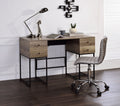 Desirre Writing Desk With USB Port - Oak