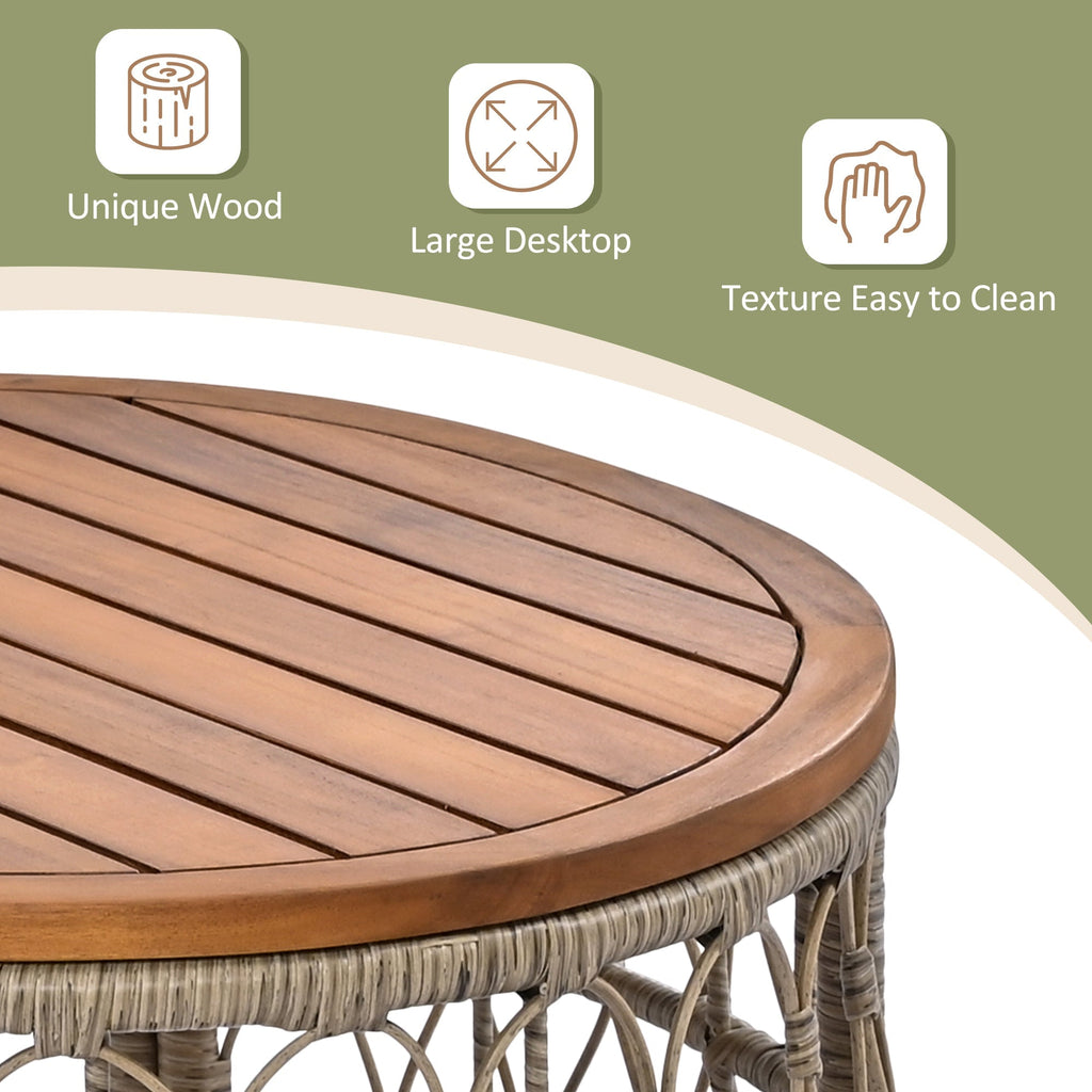 Bohemia-Inspired 4-Person Outdoor Seating Group With Removable Cushions