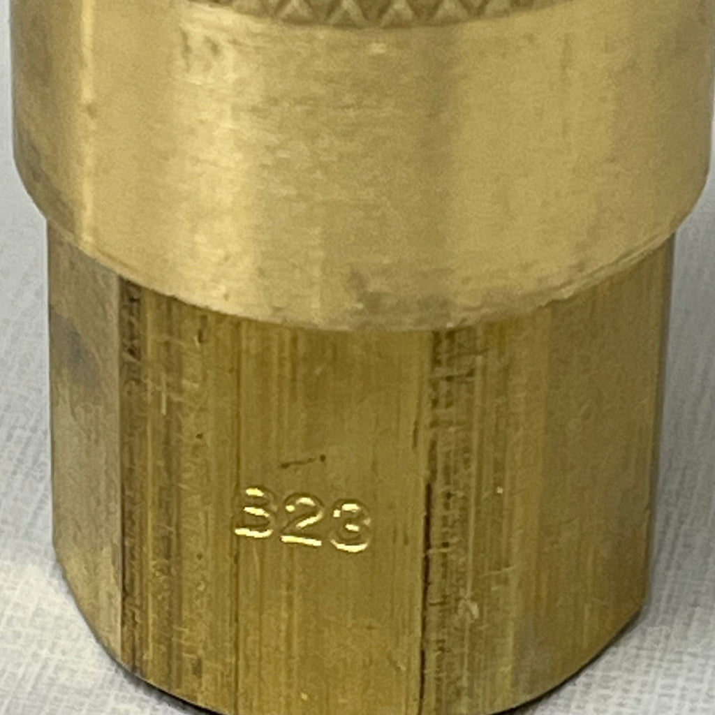 PARKER (2 PACK) Industrial Brass Quick Connect Air Couplers w/Female Threads B23