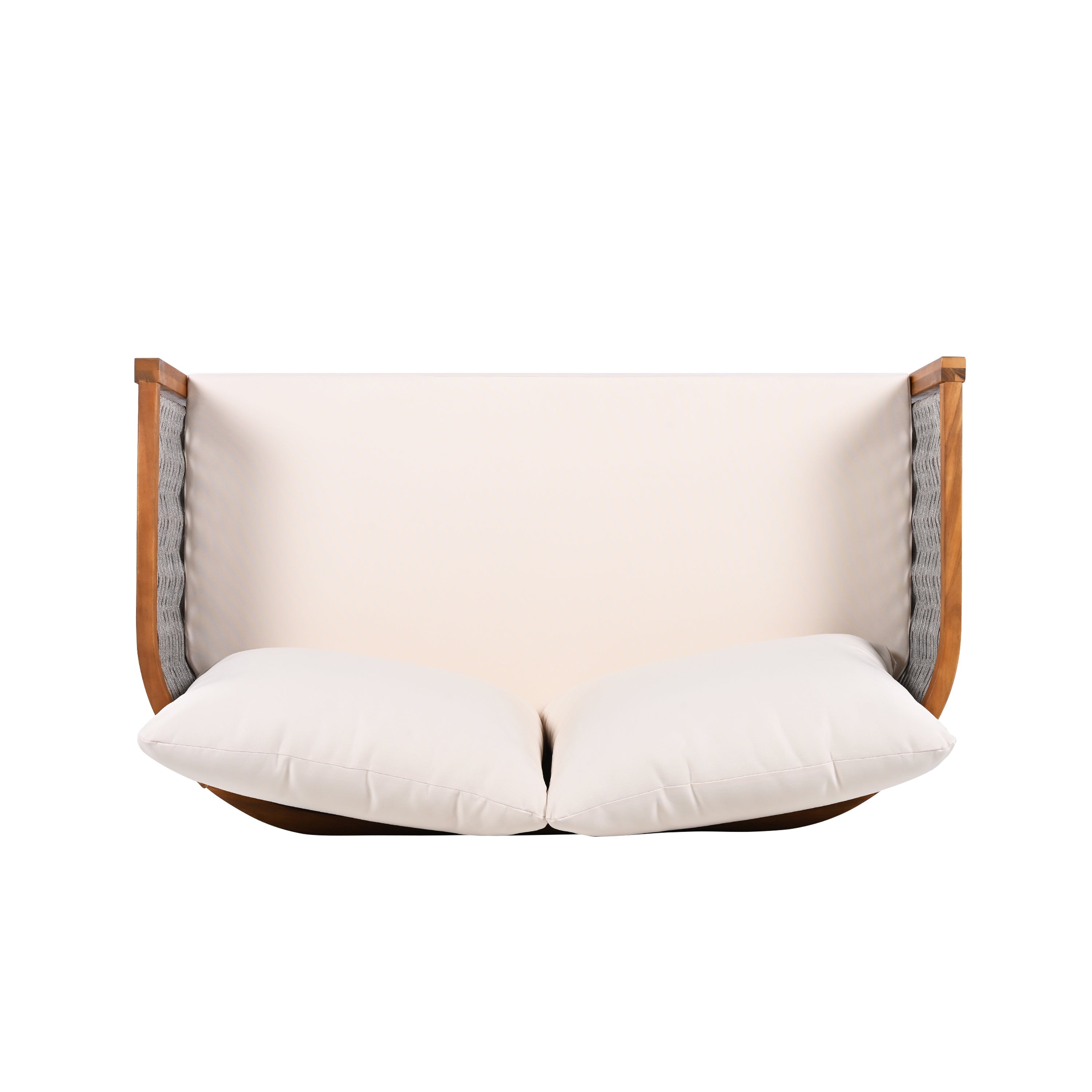 Outdoor Unique Tub Design 4-Seat Sofa Set with Woven Rope