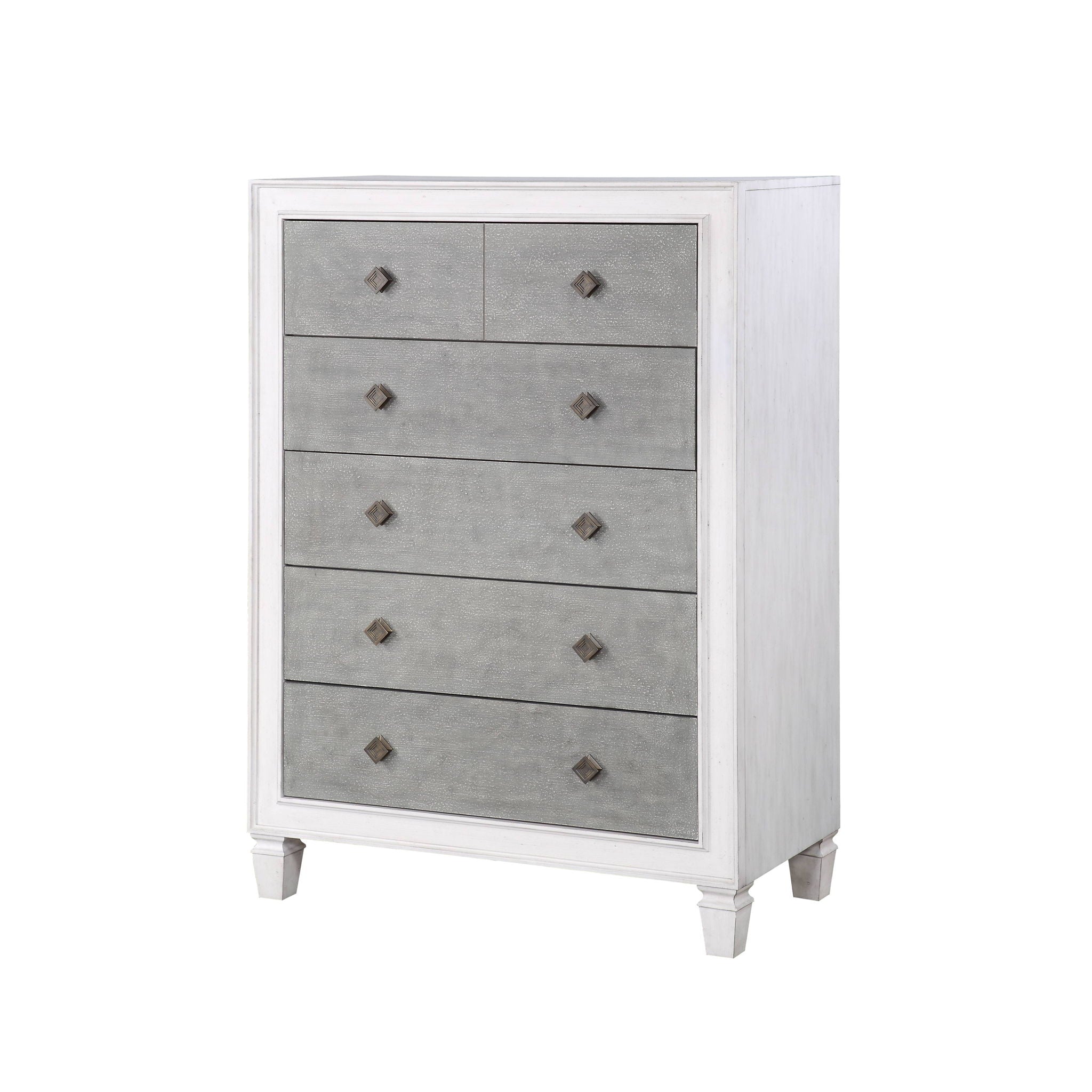 Katia Weathered Chest White