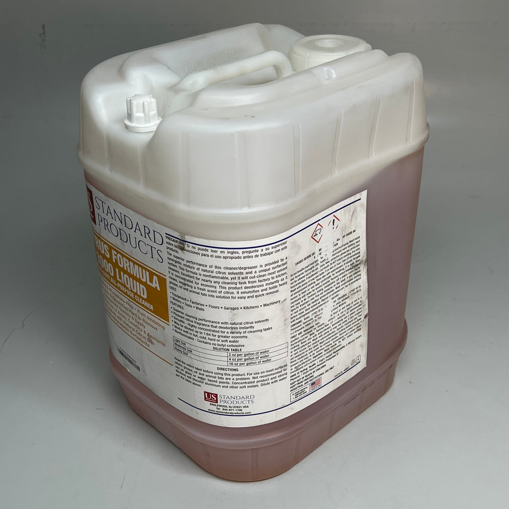 US Heavy-Duty All-Purpose Cleaner Citrus Formula 3000 Liquid 5 Gal Orange 4553