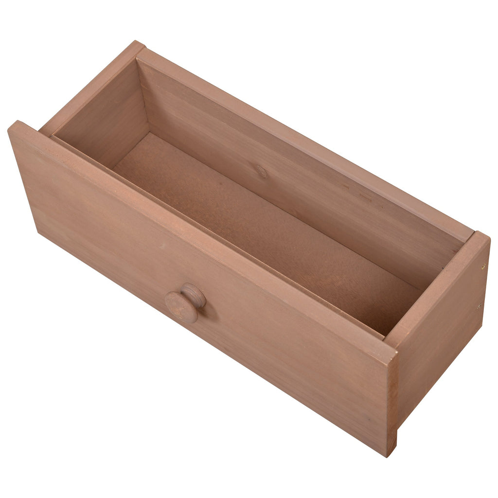 Topmax 65.7'' Tall Garden Potting Bench Table with Hutch