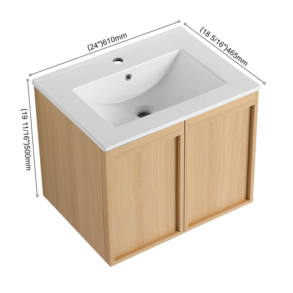 Floating Bathroom Vanity With Sink Combo