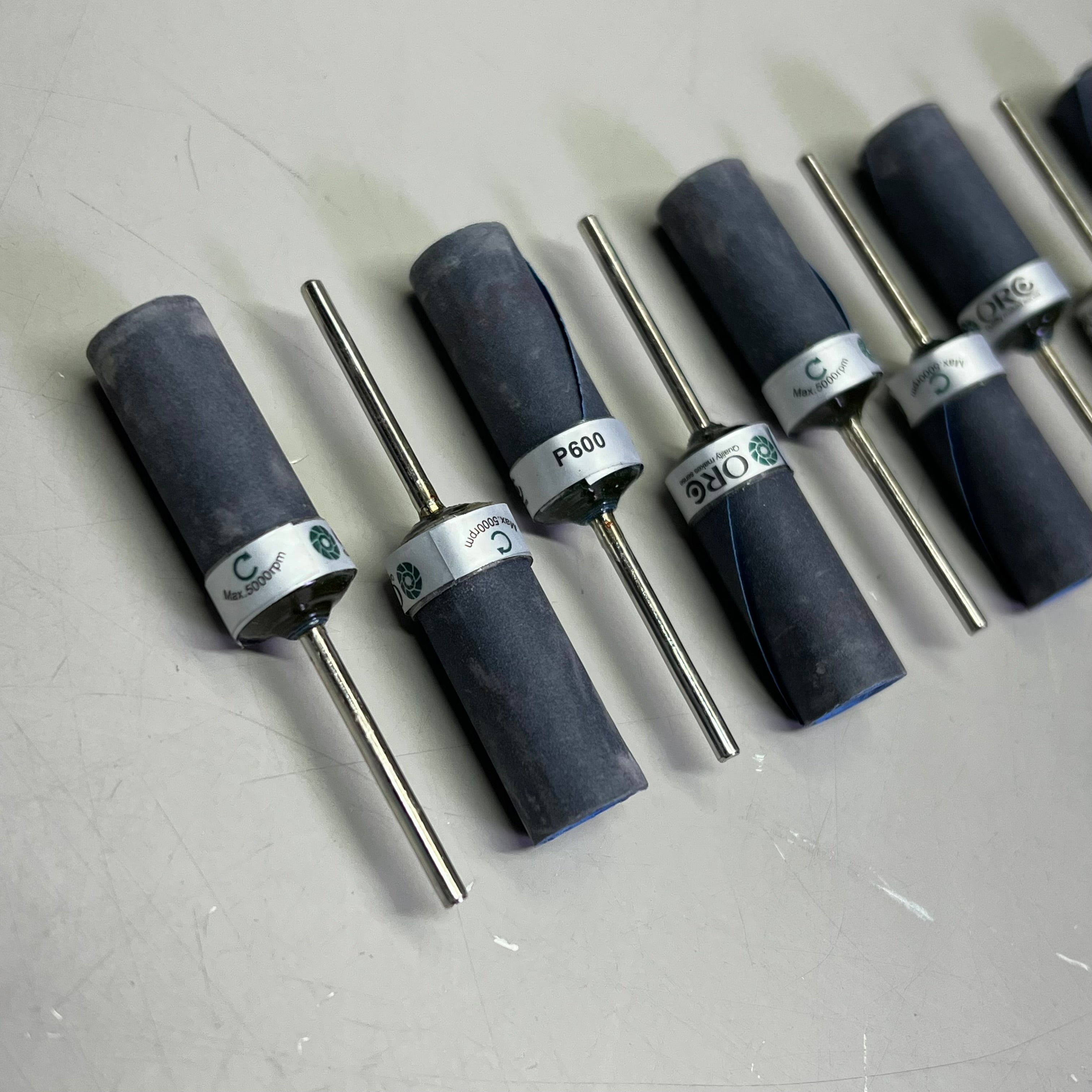 FOREDOM (12 PACK) Polishing/Abrasive Shank Sandpaper Rolls 600 Grit A-SR600