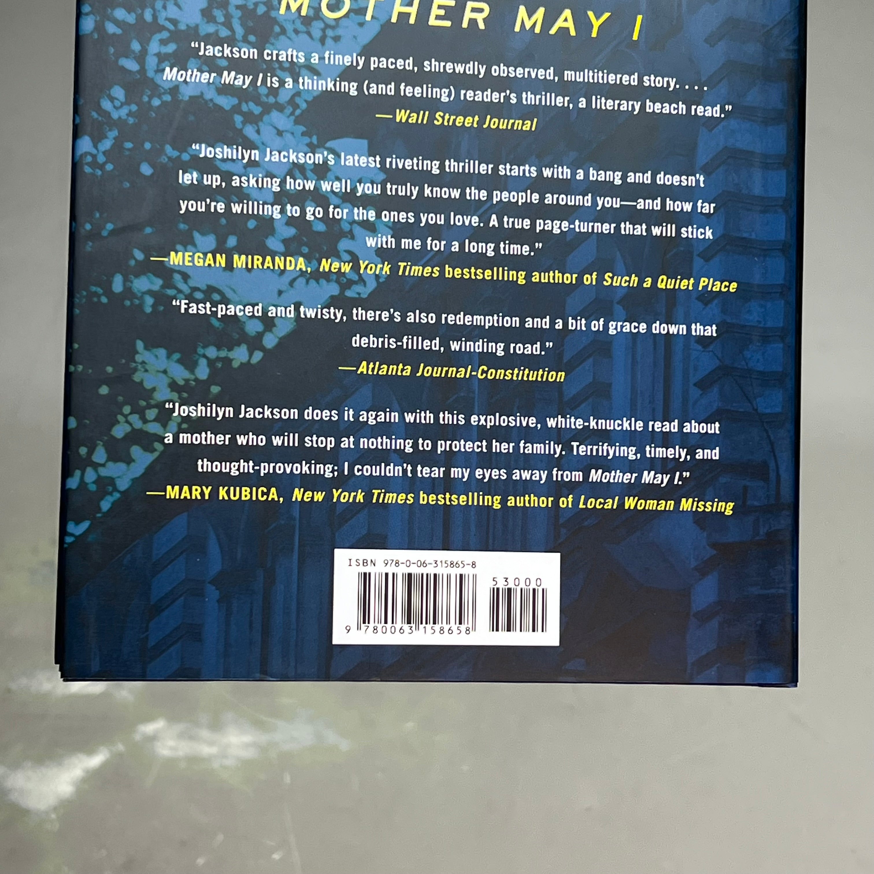 WITH MY LITTLE EYE A Suspense Thriller Novel By Joshilyn Jackson Hardback Book