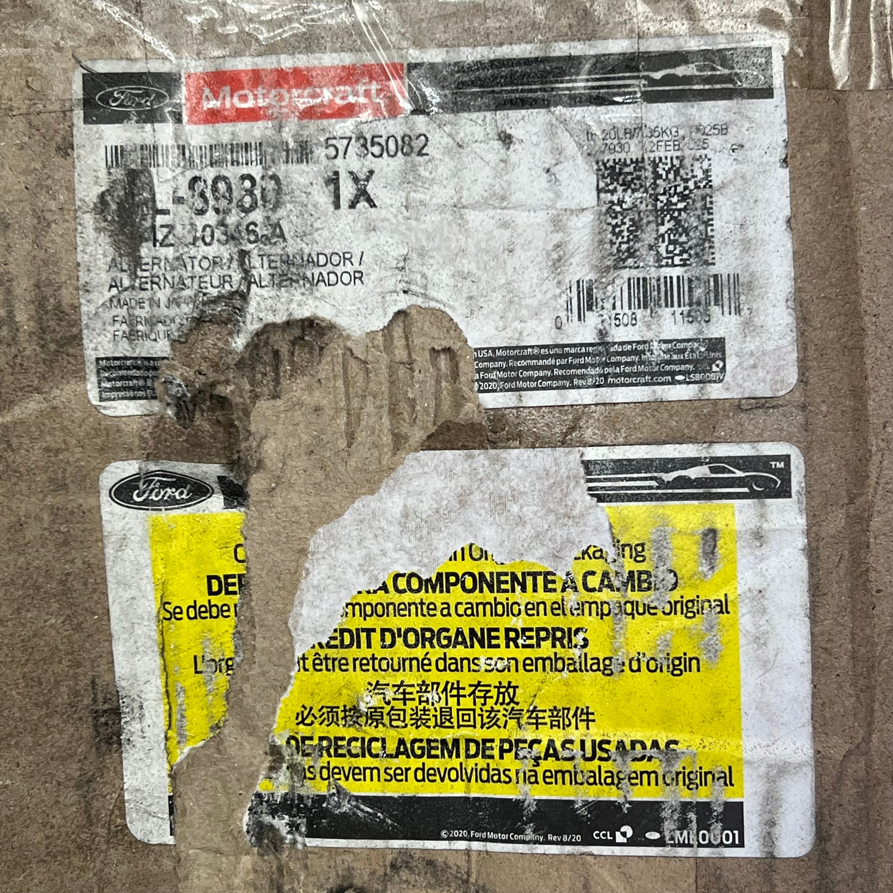 FORD Alternator Assembly OEM GL-8989 (New Other)