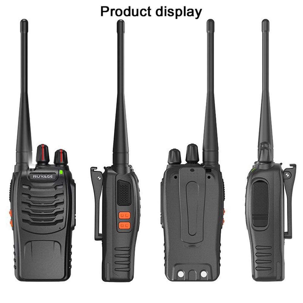 RUYAGE 888S V3.0 Lightweight Rechargeable Walkie Talkies 16CH UHF Two Way Radio
