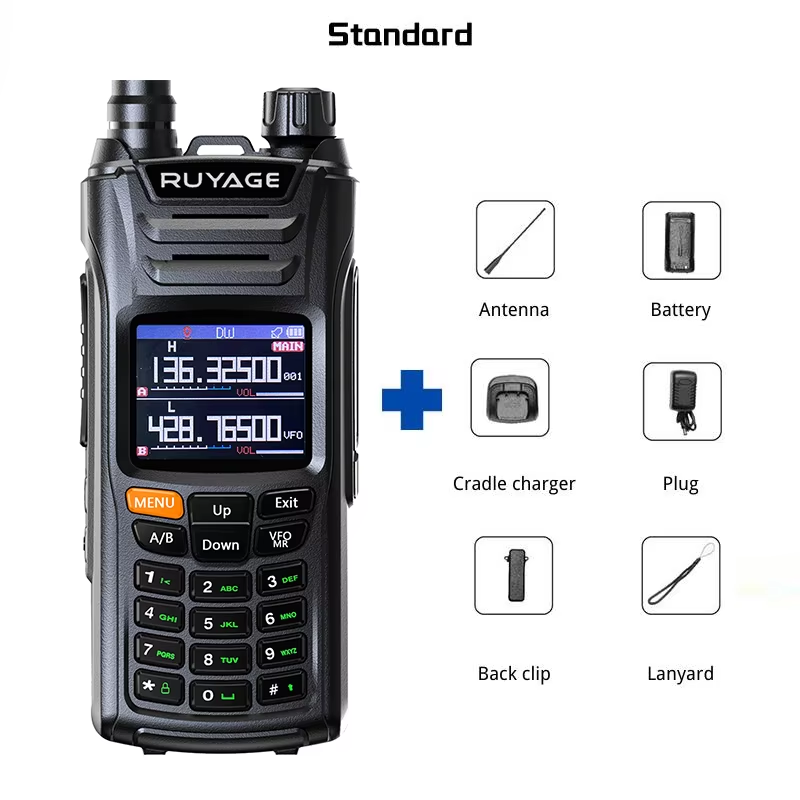 RUYAGE Full Band Two Way Radio 136-560MHz | GPS Air Band FM Radio