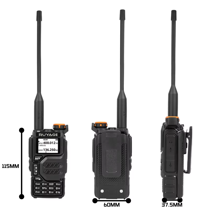 RUYAGE Multi Band Two Way Radio 50-600MHz Wide Frequency Walkie Talkie with NOAA Weather Receiver