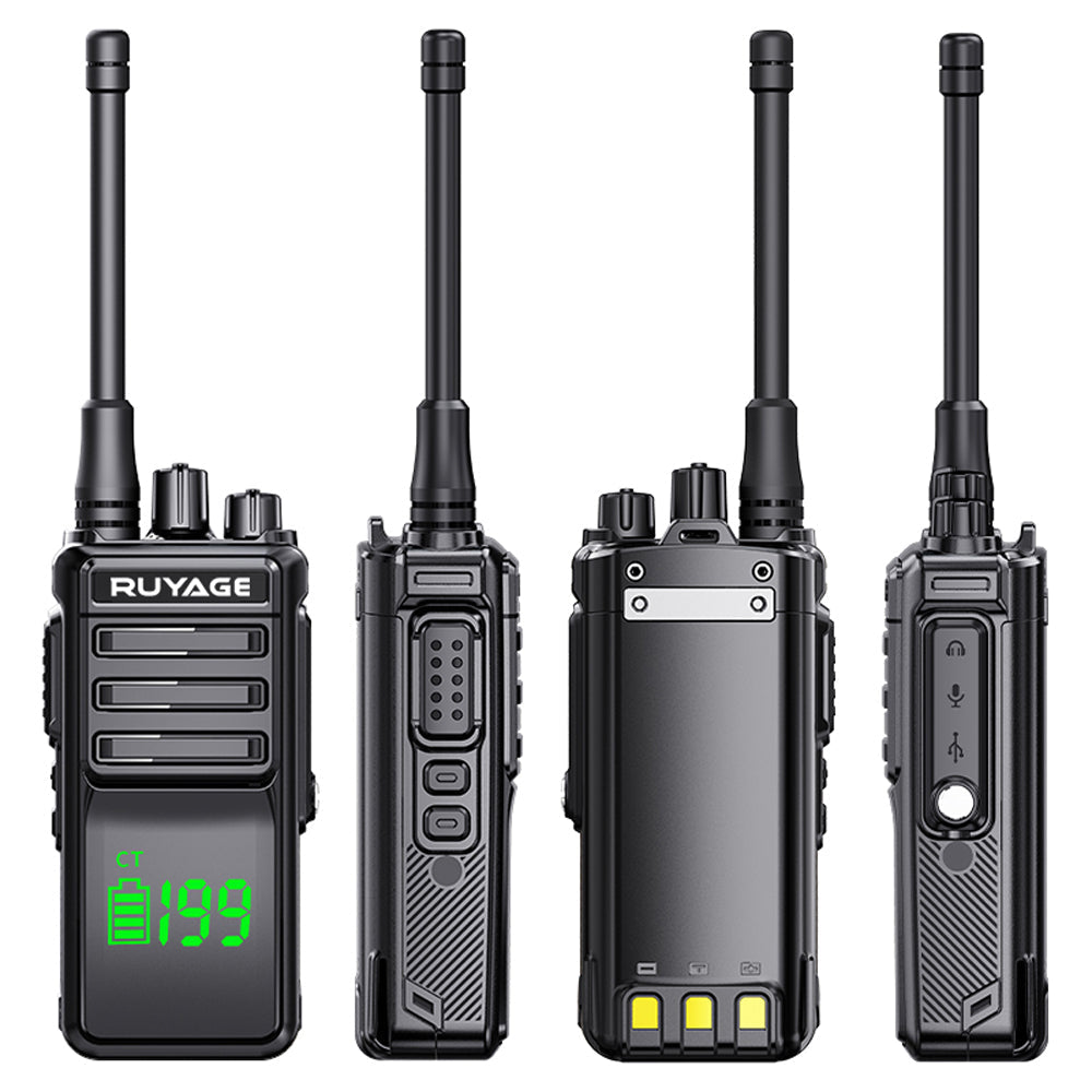 RUYAGE T30 IP68 Waterproof Marine Walkie Talkie VHF UHF Dual Band Radio
