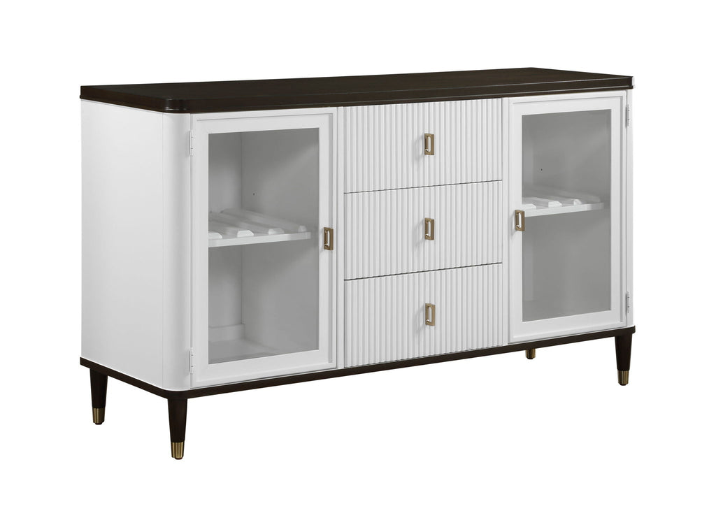 Carene Server Brown / White