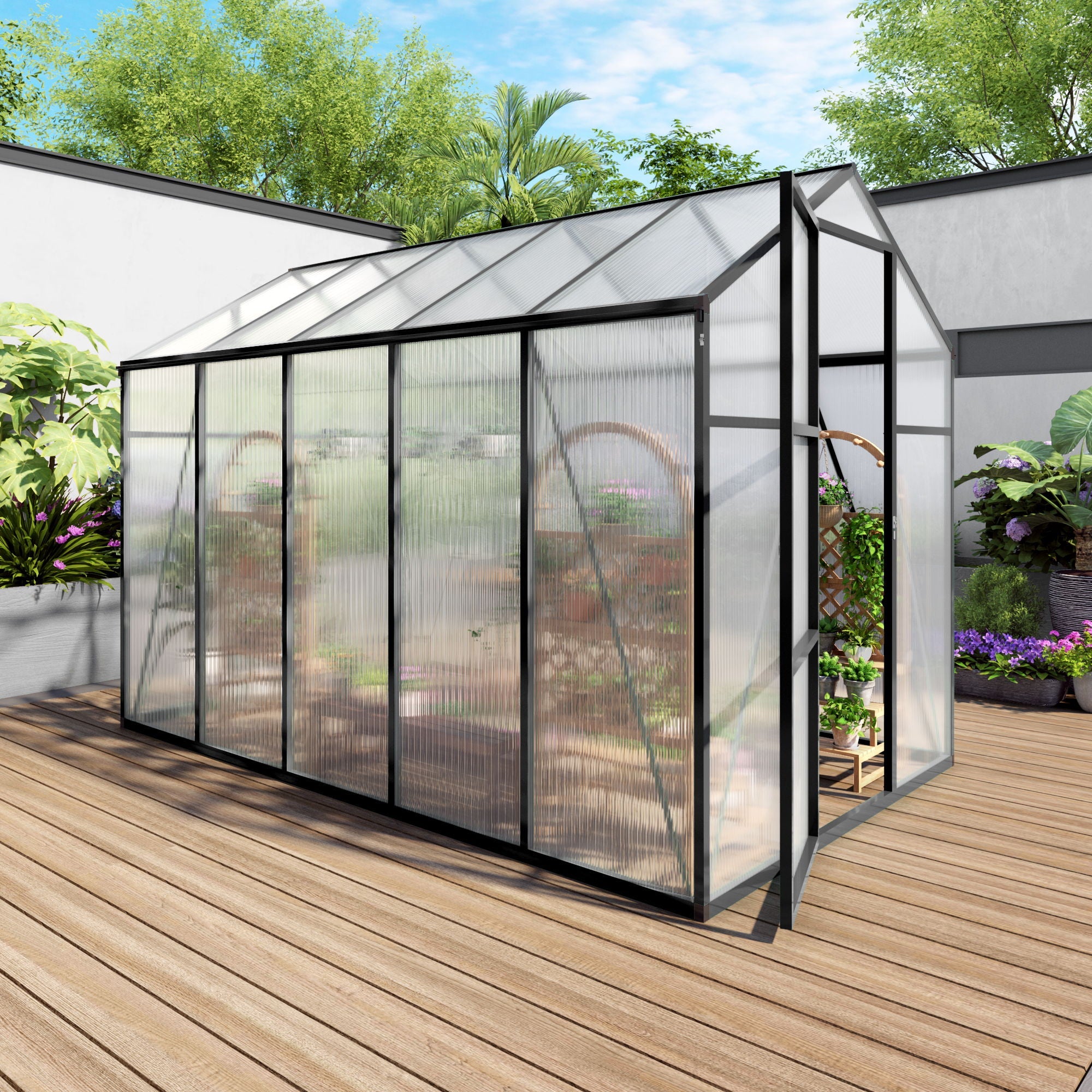 Gain Height Windproof house With Raised Base
