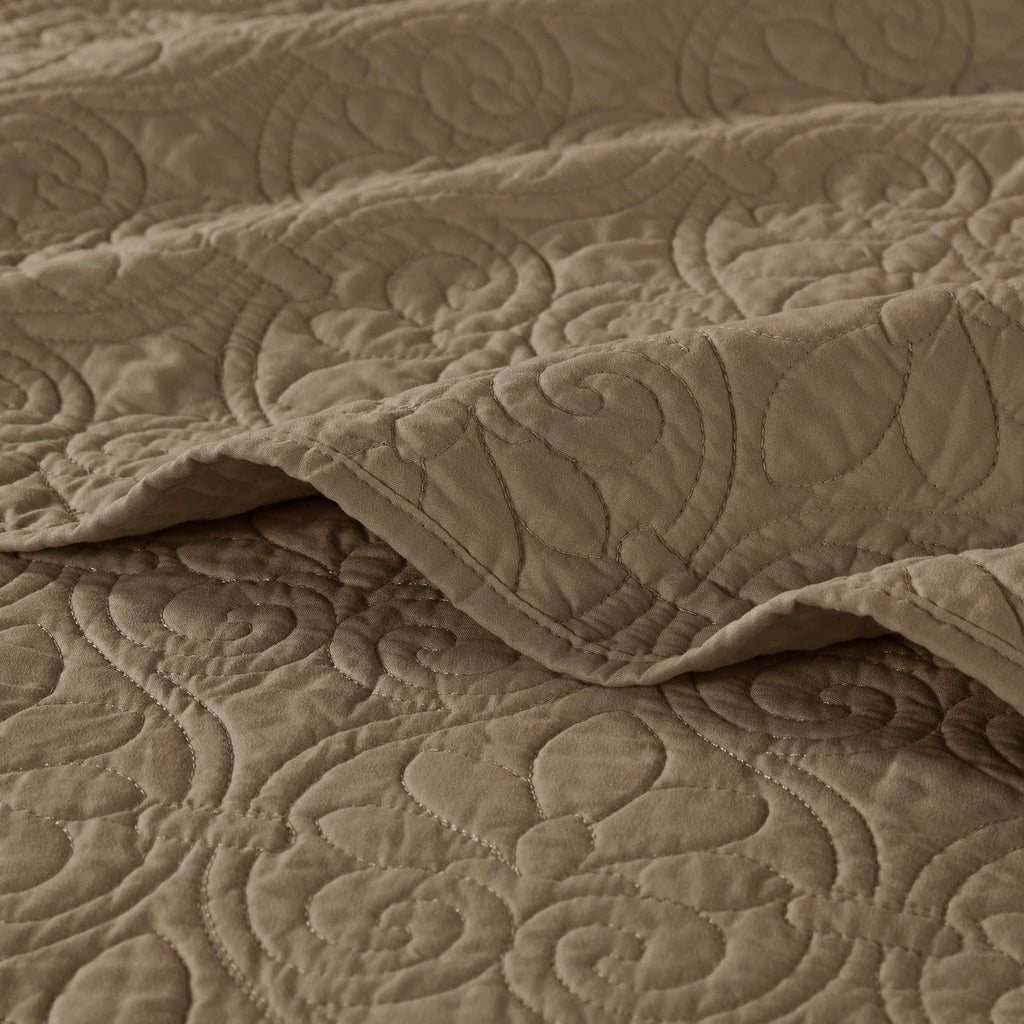 Reversible Quilt Set Mocha Full/Queen