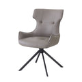 Damita - Side Chair With Swivel (Set of 2) - Camel