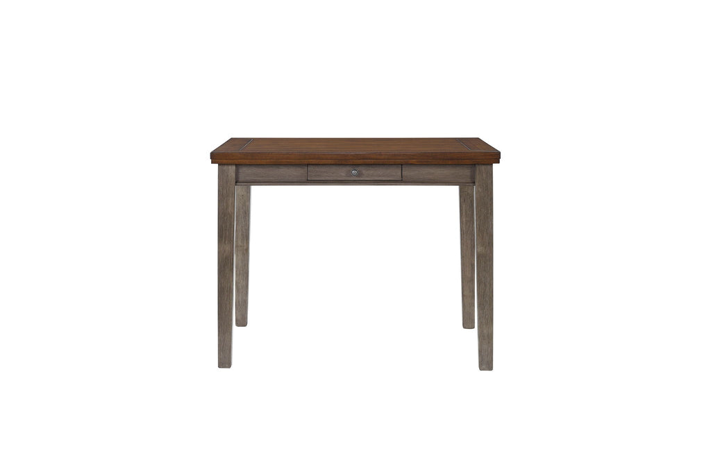 Counter Height 2 Tone 4 Drawer Dining Table - Gray