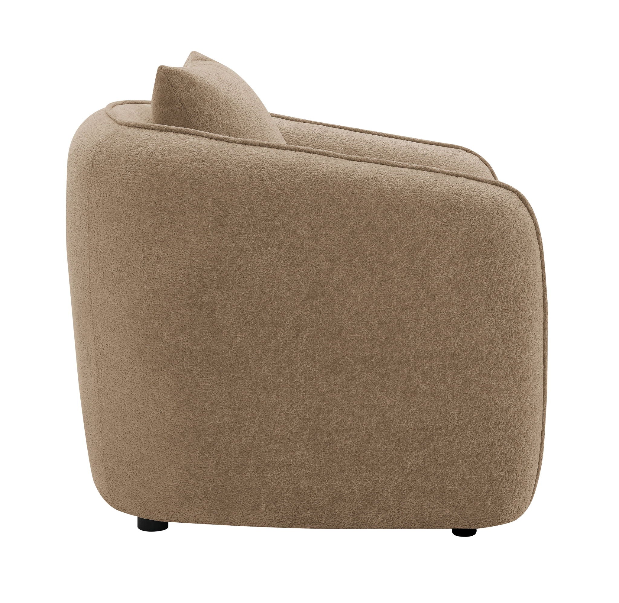 Keith Chenille Armchair With 1 Matching Color Toss Pillow