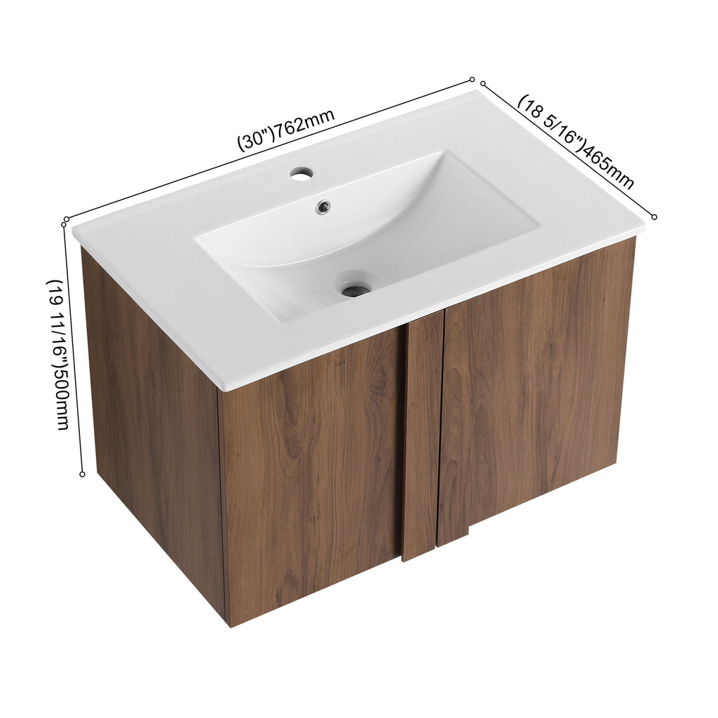 Floating Bathroom Vanity With Sink Combo