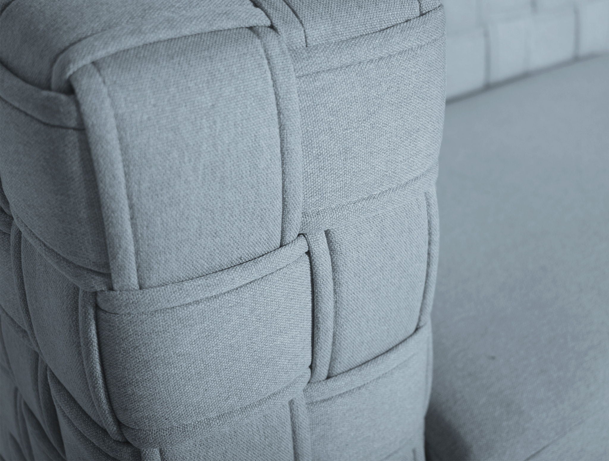 Saree Chenille Chair - Light Blue