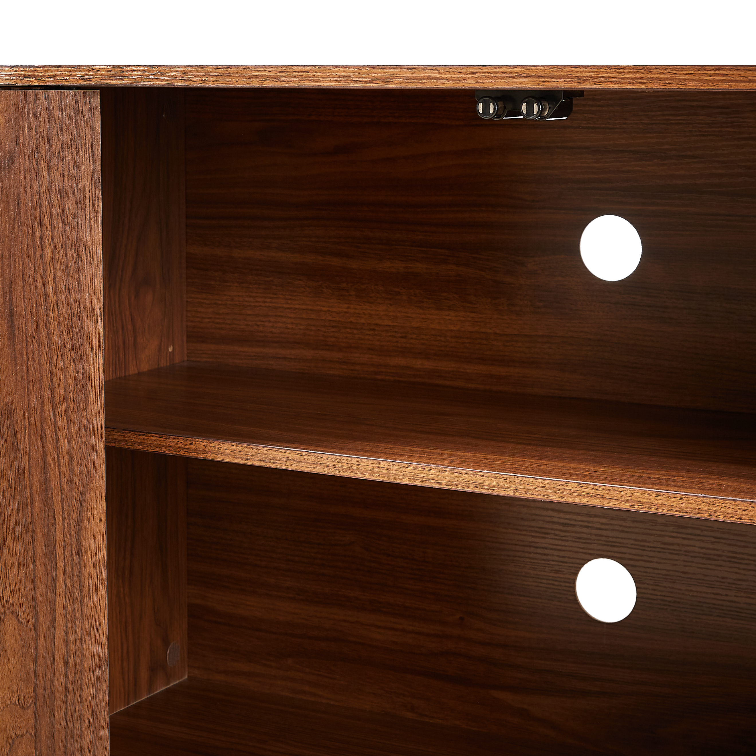 Sideboard Storage Cabinet TV Stand with Wave Pattern