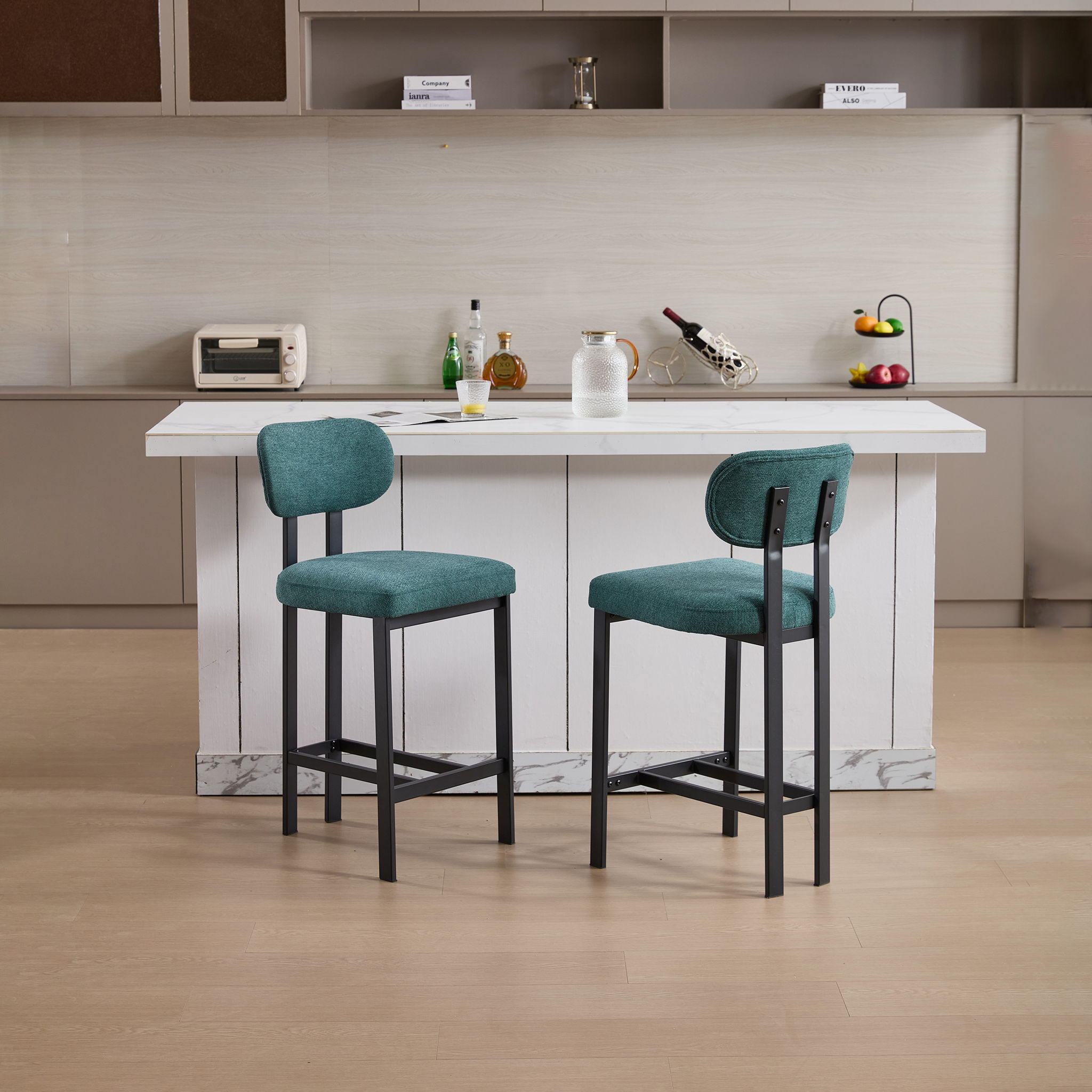 Modern Counter Height Stools (Set of 2)