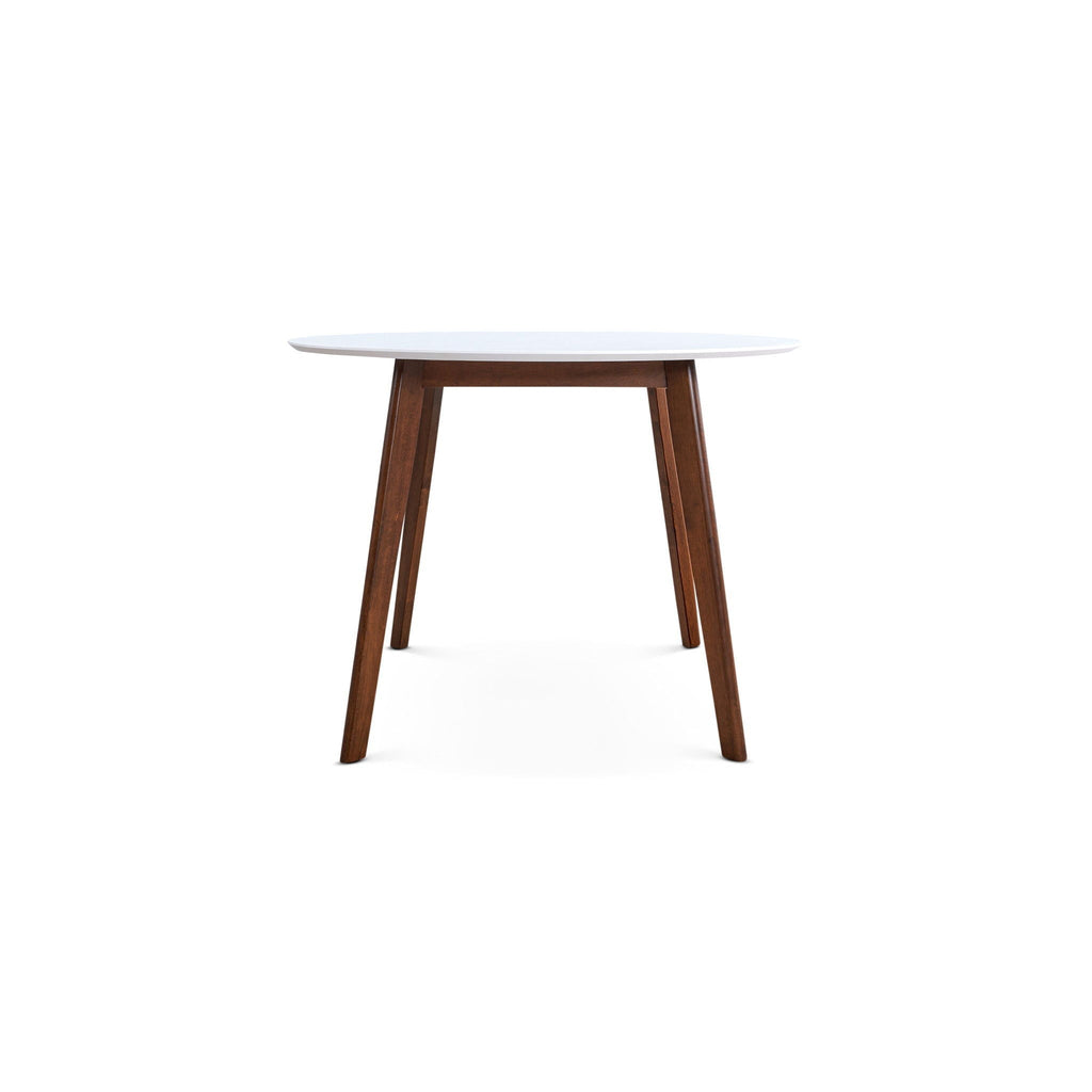 Dining Table - Brown / White