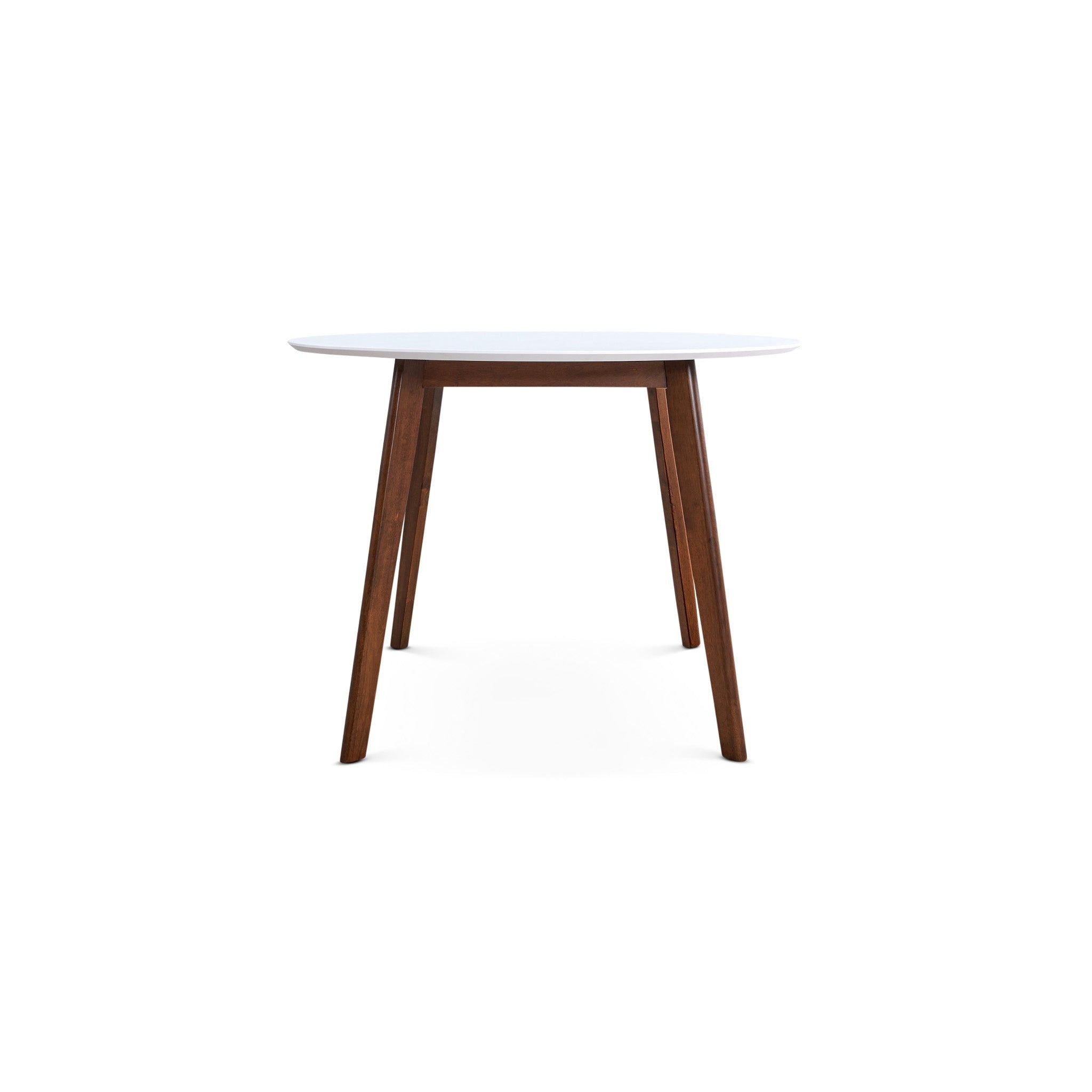 Dining Table - Brown / White