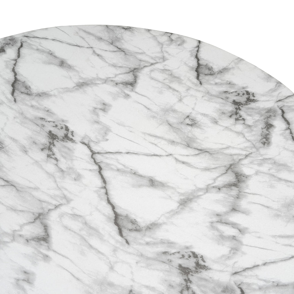 MGO Faux Marble Coffee Table for Indoor and Outdoor Use