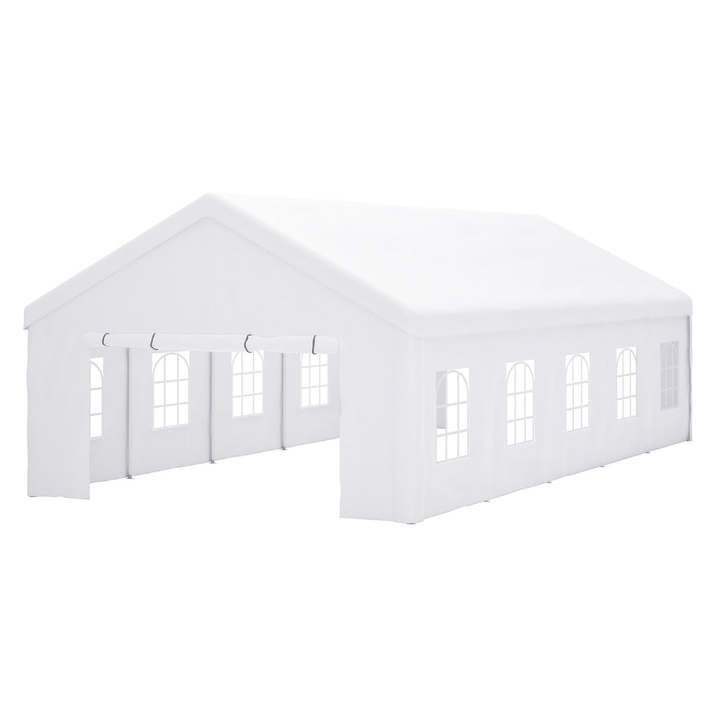 16x32 Ft Party Tent with Removable Sidewalls and Storage Bags