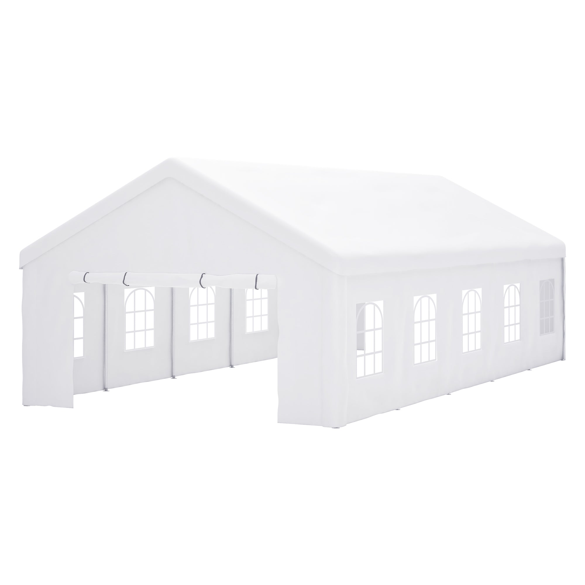 16x32 Ft Party Tent with Removable Sidewalls and Storage Bags