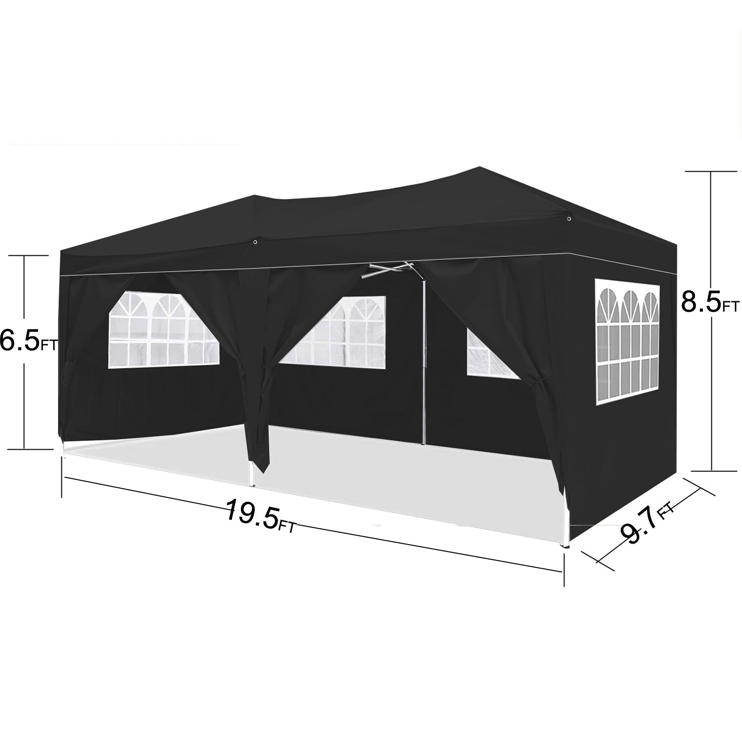 10'x20' EZ Pop Up Canopy Outdoor Portable Party Folding Tent