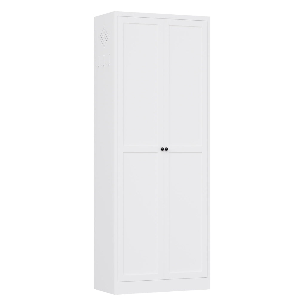 Kitchen Pantry Cabinet With Doors, Heavy-Duty Freestanding Storage Organizer